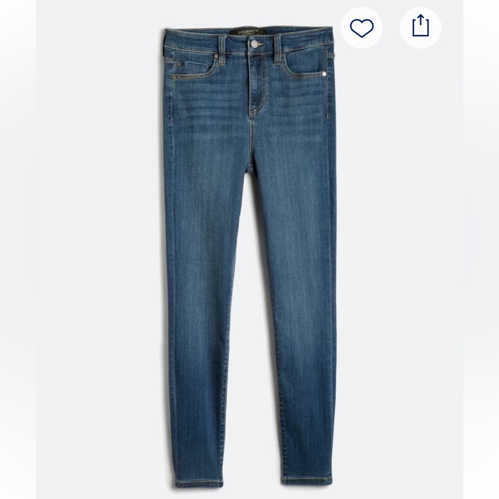 Liverpool Abby High Rise Skinny Jeans Stretchy Fit